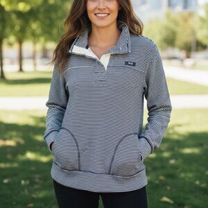 State of Mine OHIO Striped Quarter-Snap Pullover